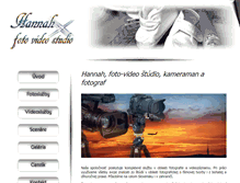 Tablet Screenshot of hannah-studio.sk